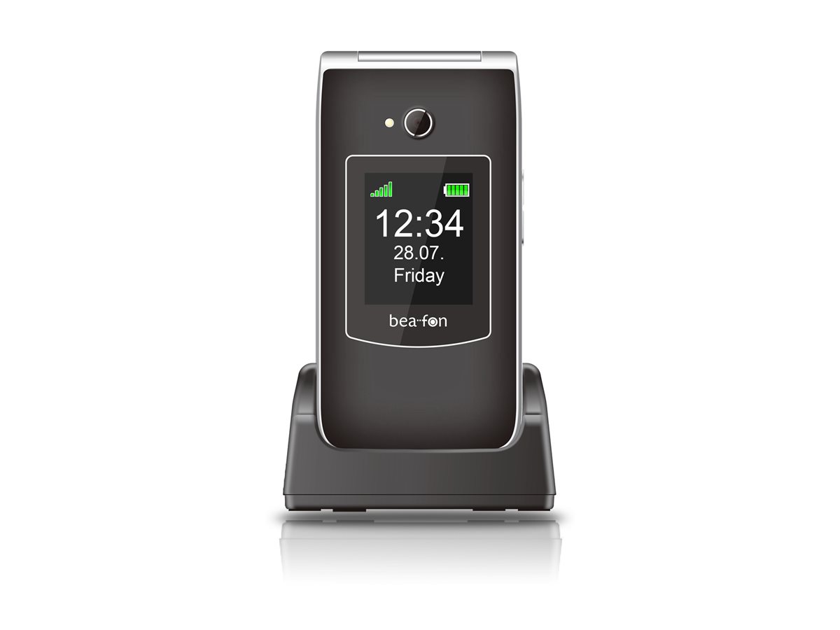 Beafon Silver Line SL645 - black silver - feature phone - GSM