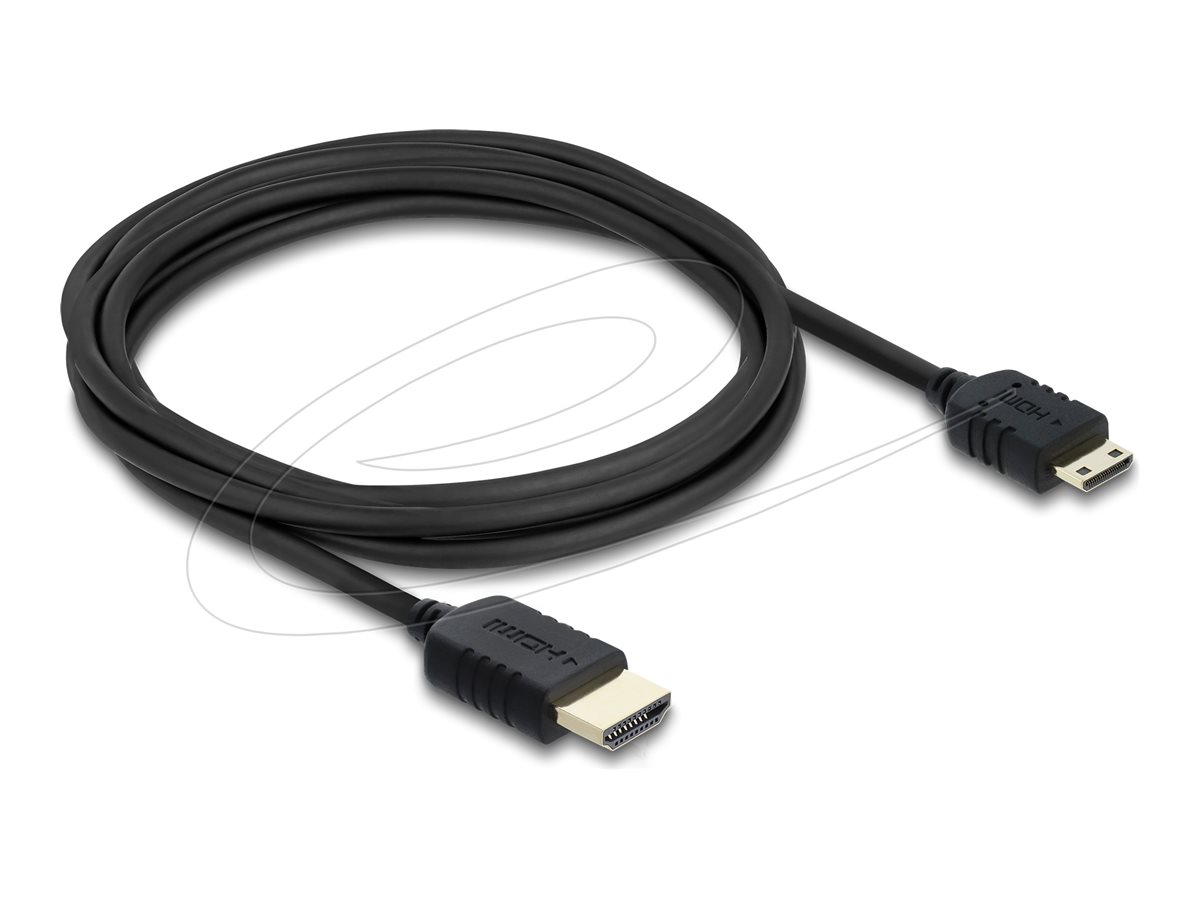 Delock HDMI-kabel 3m Sort