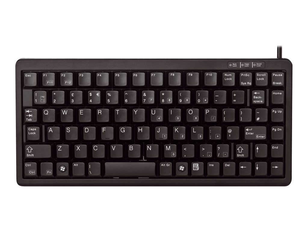 CHERRY Compact-Keyboard G84-4100 Tastatur Kabling Tyskland