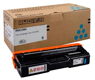 Ricoh Tonerkassette cyan, 1.600 sider 407544 Modsvarer: N/A