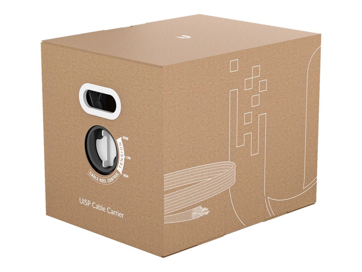 Ubiquiti UISP Cable Carrier CAT 5e Afskærmet parsnoet (STP) 305m Bulkkabel Sort