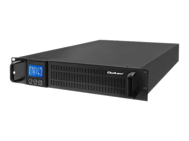 Qoltec 53947 UPS til rack – 3 kVA / 2.400 W med LCD