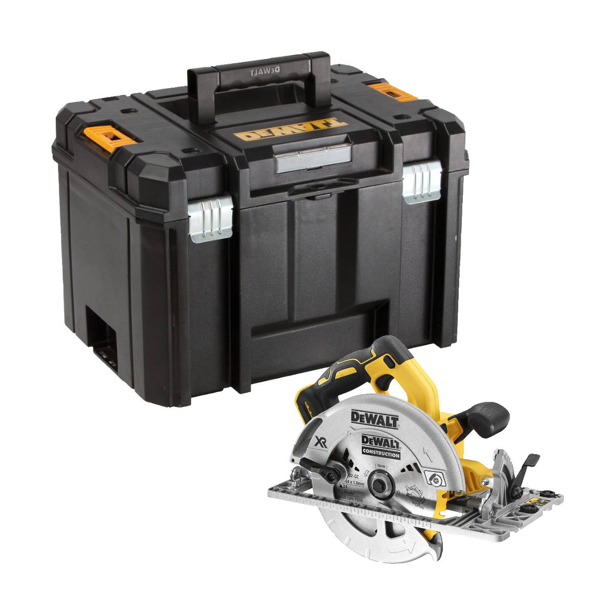 DeWALT DCS572NT, Gul, 18,4 cm, 5500 rpm, 4,4 cm, 57°, 2,5 m/s²