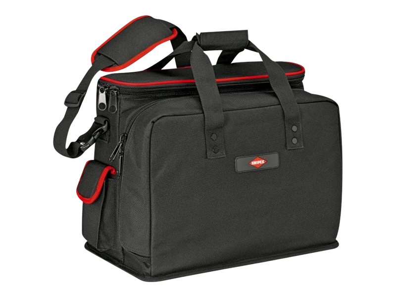 Værktøjstaske KNIPEX 00 21 10 LE - sort/rød polyester