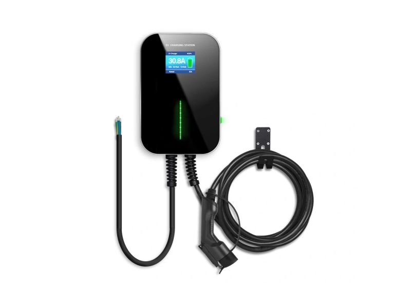 Extralink BS20-BC-22kW-APP Type 2 32A 22kW - EV Elbil oplader - 1/3-faset, LCD-skærm, app, 6,1m