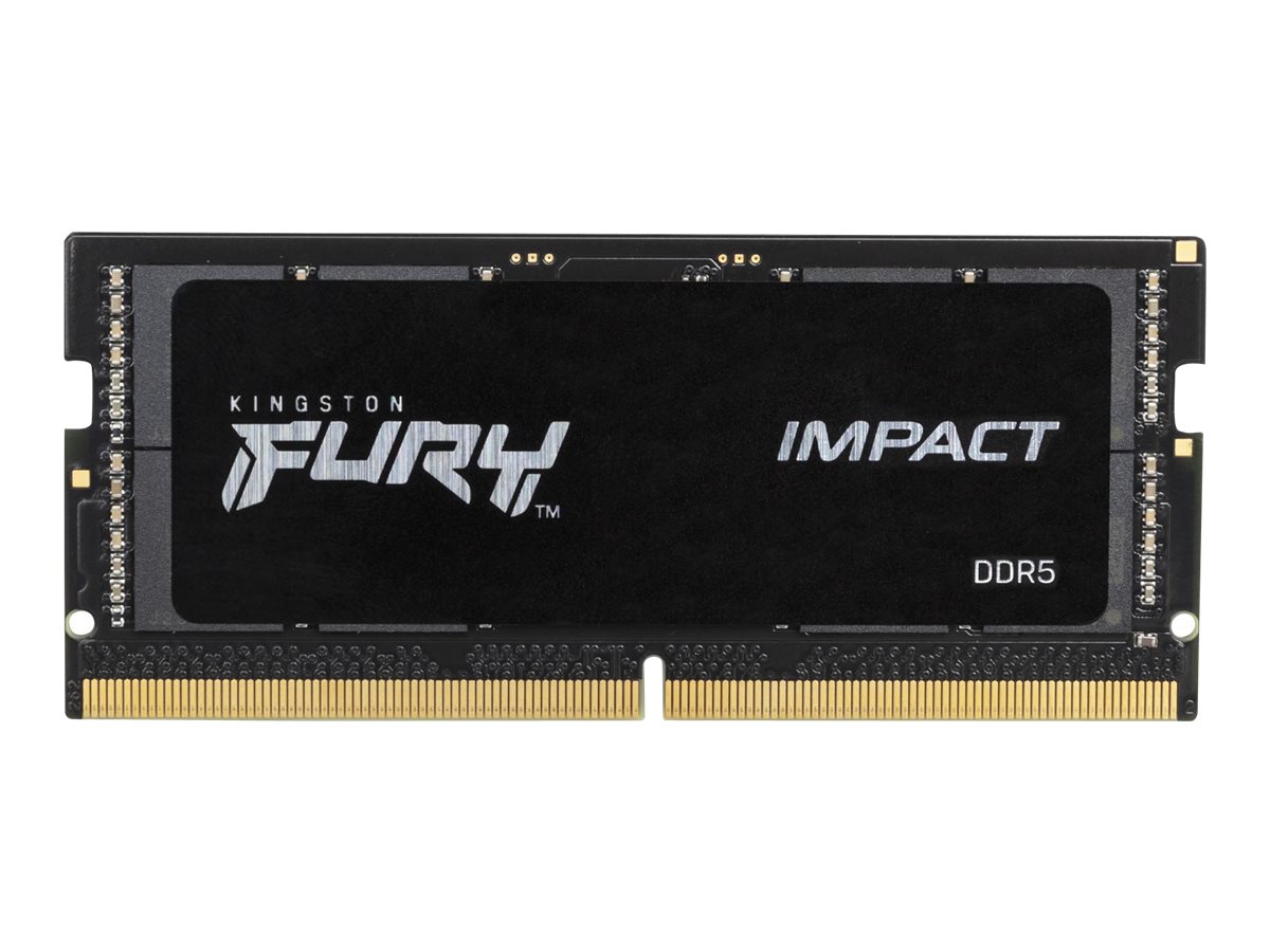 Kingston FURY Impact DDR5-6400 - 16GB - CL38 - Single Channel (1 pcs) - Intel XMP - Sort