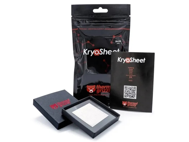 Thermal Grizzly KryoSheet thermal pad - 38 x 38 mm - Termisk Plade