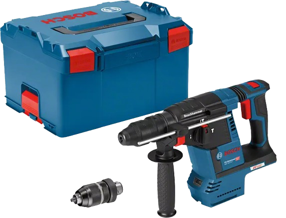 Bosch GBH 18V-26F PROFESSIONAL, SDS-plus, Sort, Blå, Rød, Børsteløs motor, 2,6 cm, 980 rpm, 2,6 J
