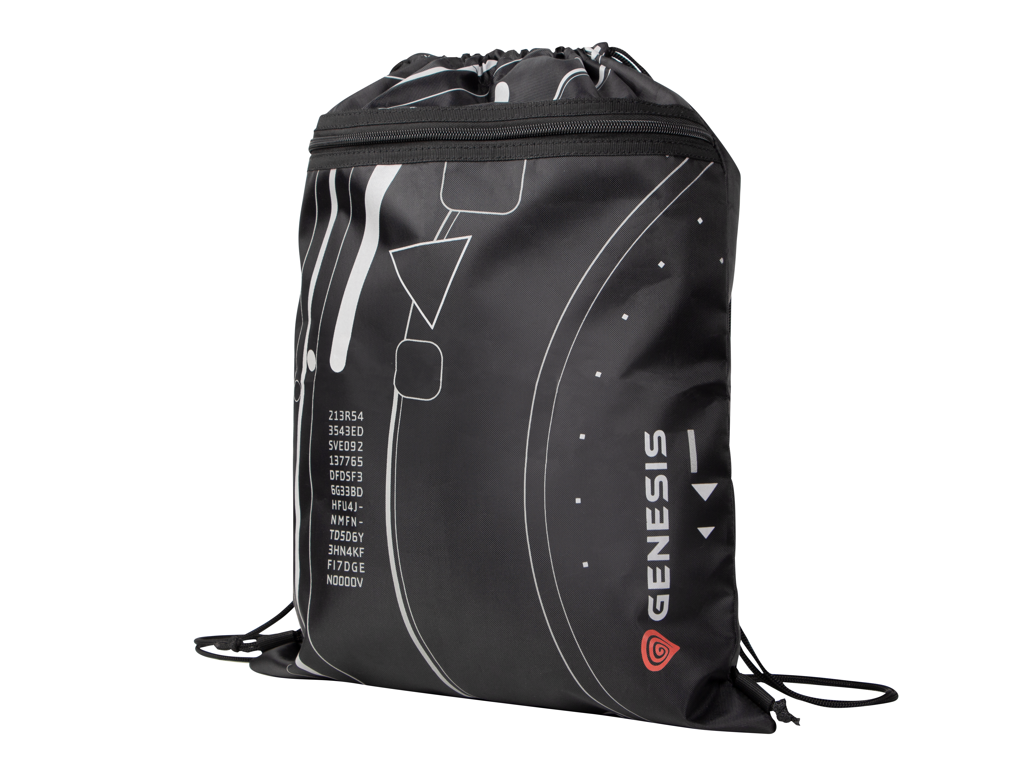 GENESIS BAG G2 rygsæk Fritidsrygsæk Sort, Grå, Rød Polyester