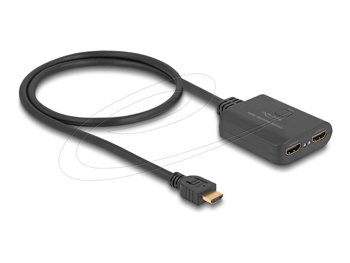 Delock HDMI-opdeler 60cm Sort