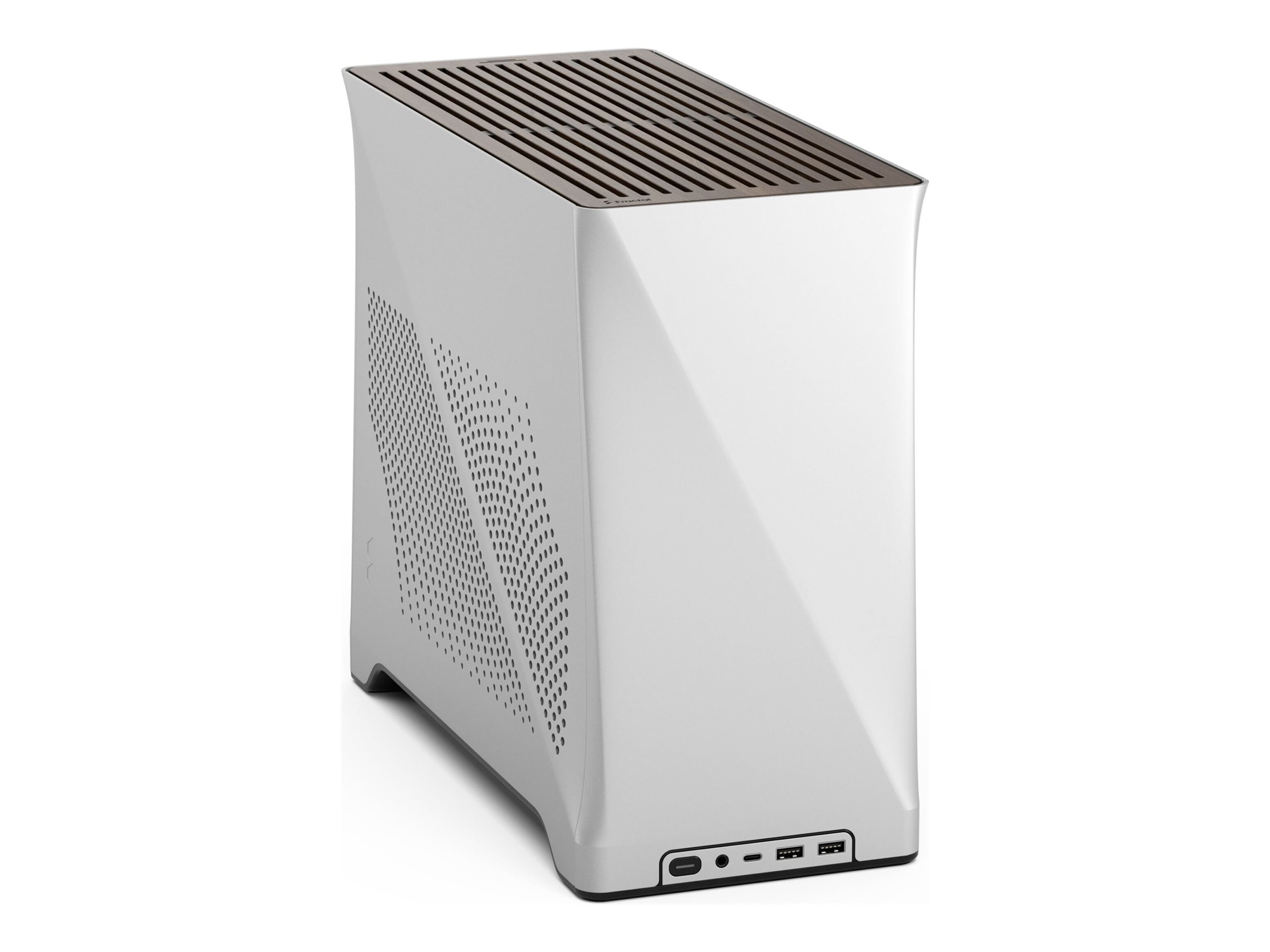 Fractal Design ERA 2 - - ITX - ingen strømforsyning (SFX / SFX-L) - sølv - USB/Lyd