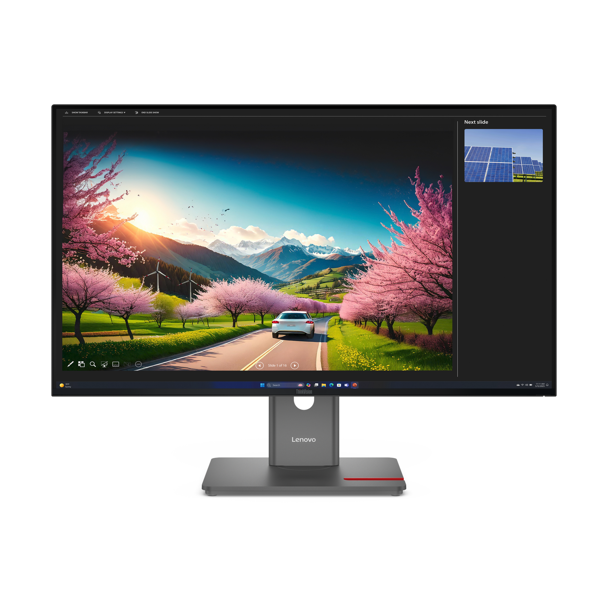 Lenovo ThinkVision P32UD-40 IPS 3840 x 2160 (4K) Thunderbolt 4 HDMI DisplayPort USB-C 120Hz