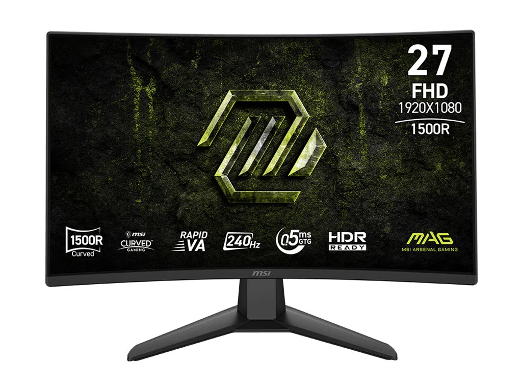 MSI MAG 274CF X24 27" Rapid VA 1920 x 1080 (Full HD) HDMI DisplayPort 240 Hz