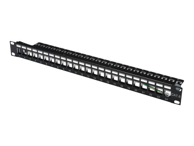DIGITUS DN-91411 - Patch-panel - sort - 1U - 19 - 24 porte