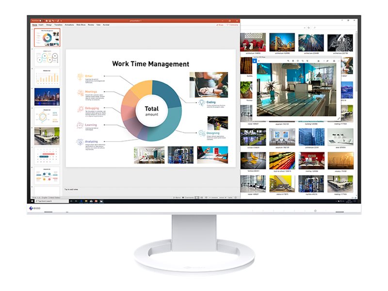 EIZO FlexScan EV2760-WT 27" IPS 2560 x 1440 (2K) DVI HDMI DisplayPort