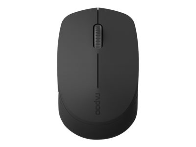 Rapoo Kabellose lautlose Multi-Mode-Maus "M100 Silent" Dunkelgrau, hochauflösender Sensor mit 1300 DPI