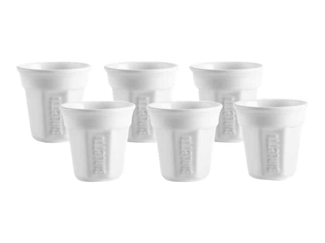 Bialetti - cup - white (pack of 6)