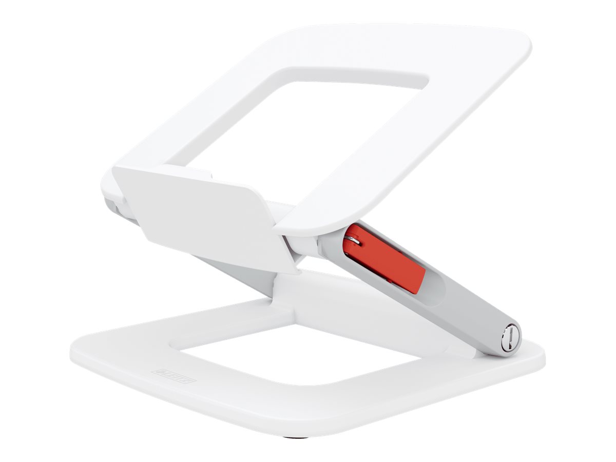 Leitz Leitz Ergo justerbar multivinklet laptop stand, 63 % recirkuleret plast hvid 64240001 Modsvarer: N/A