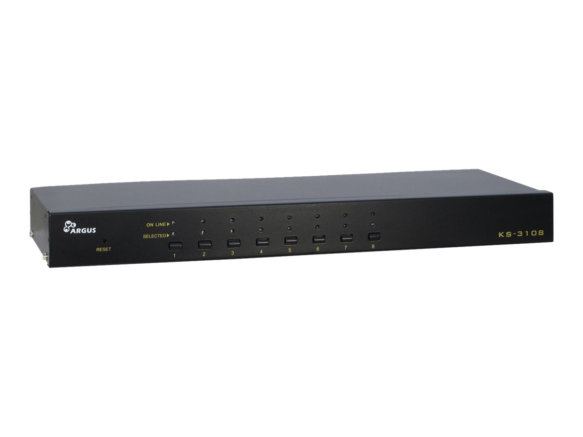 Argus KVM KS-3108 KVM switch Monterbar på stativ