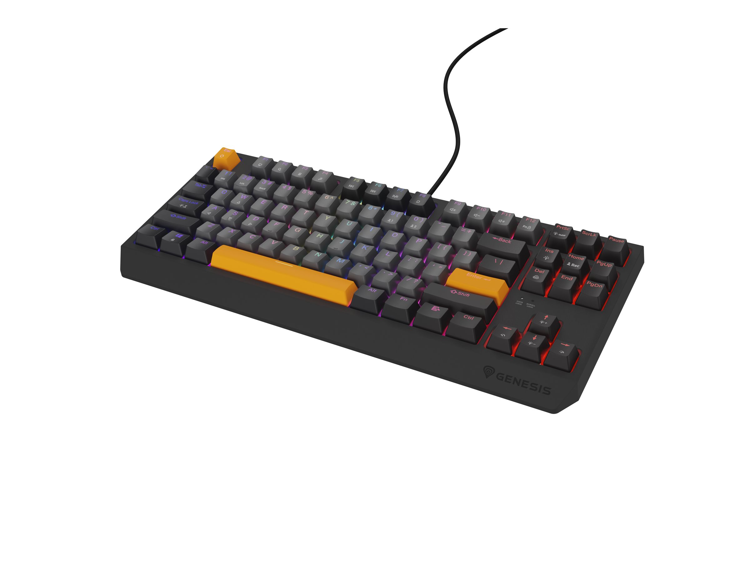 Genesis Thor 230 TKL Tastatur Mekanisk RGB Kablet USA