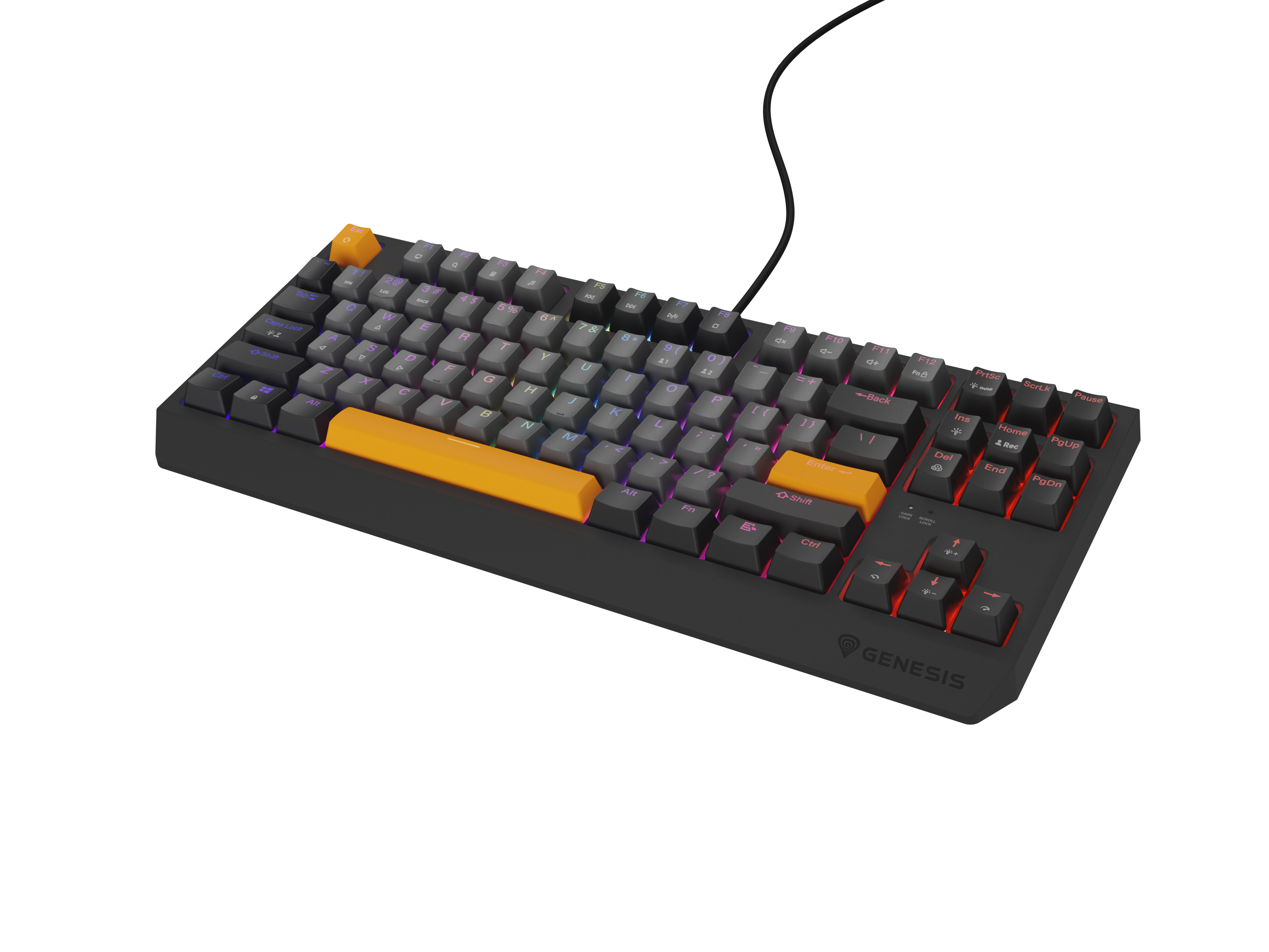 GENESIS Thor 230 TKL Tastatur Mekanisk RGB Kabel & trådløs