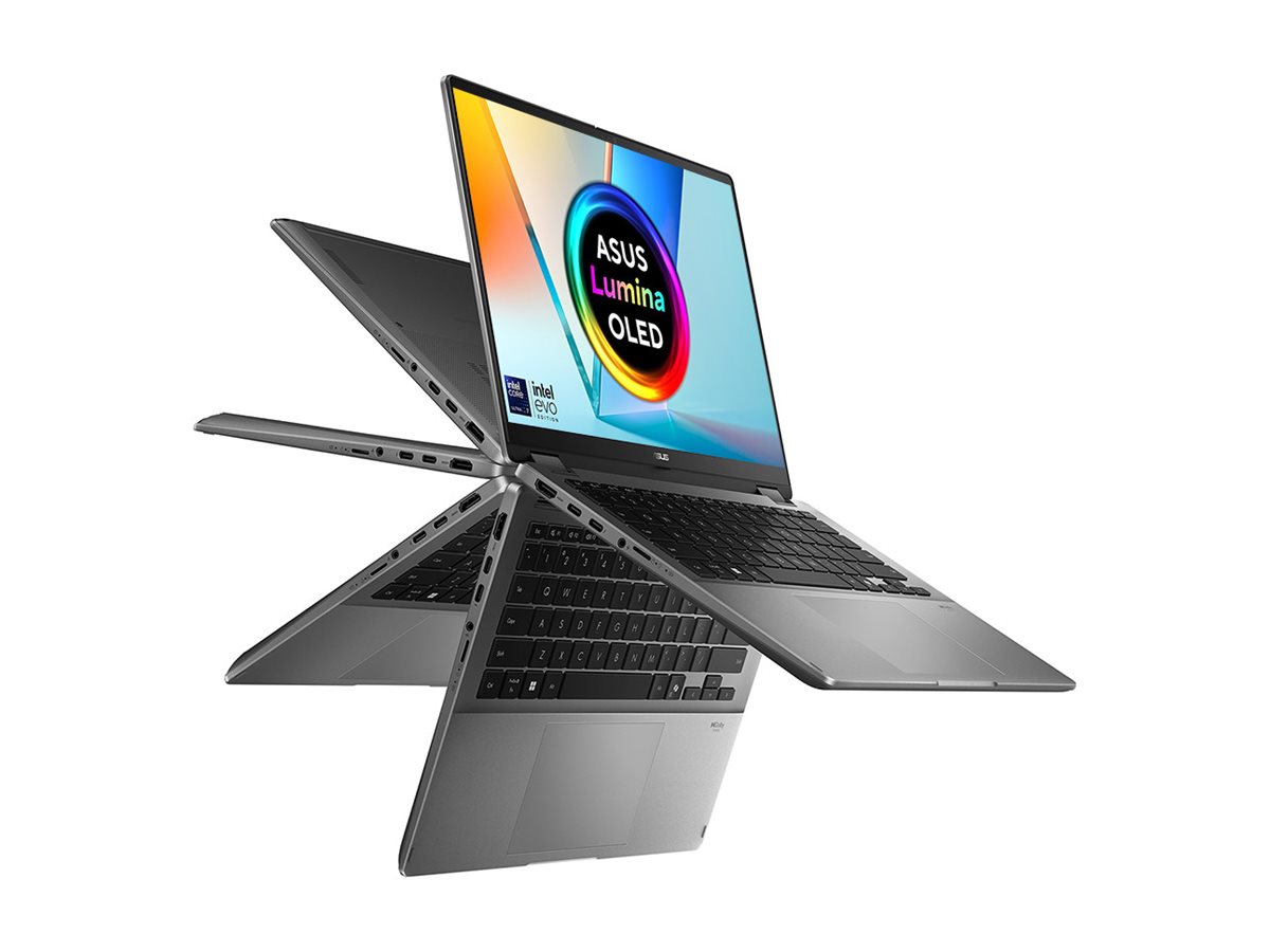 ASUS Vivobook 14 Flip OLED TP3407SA-QL003W 14" 1920 x 1200 (WUXGA) 226V 16GB 512GB Intel Arc Graphics 130V Windows 11 Home billede