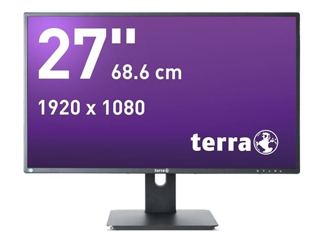 TERRA 2756W PV V4 - GREENLINE PLUS - LED-skærm - 27 - 1920 x 1080 Full HD - IPS - 300 cd/m² - 5 ms - HDMI, DisplayPort, USB-C - højtalere