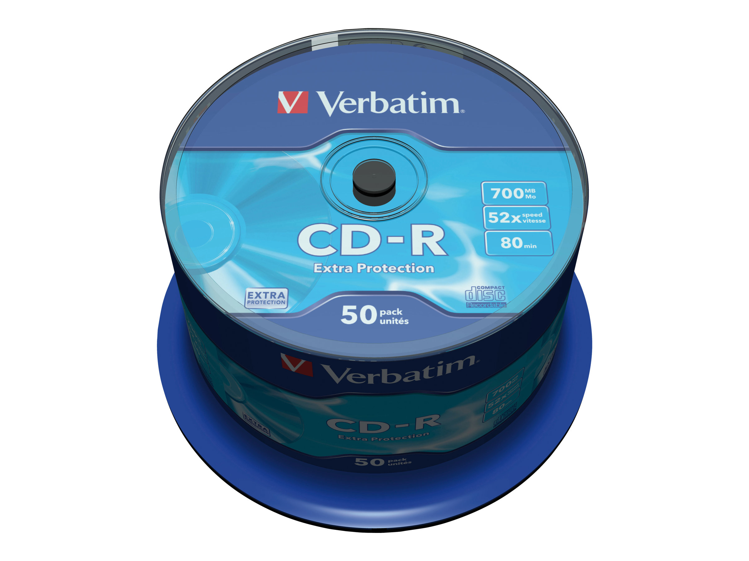 CD-R DataLife 52x 700MB Extra Protection 50 Pack Spindel