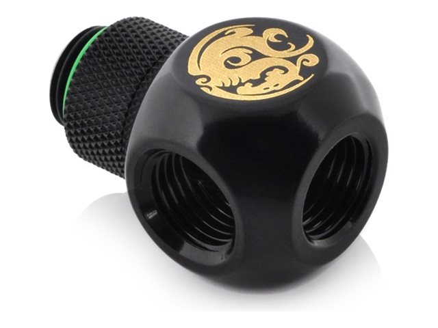 Bitspower G1/4" Matt Black Q-Rotary IG1/4"X3 Extender