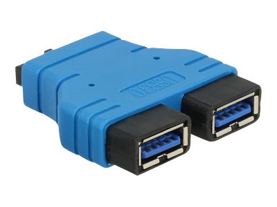 DeLOCK Adapter USB 3.0 pin header female > 2xUSB 3.0 Type-A female
