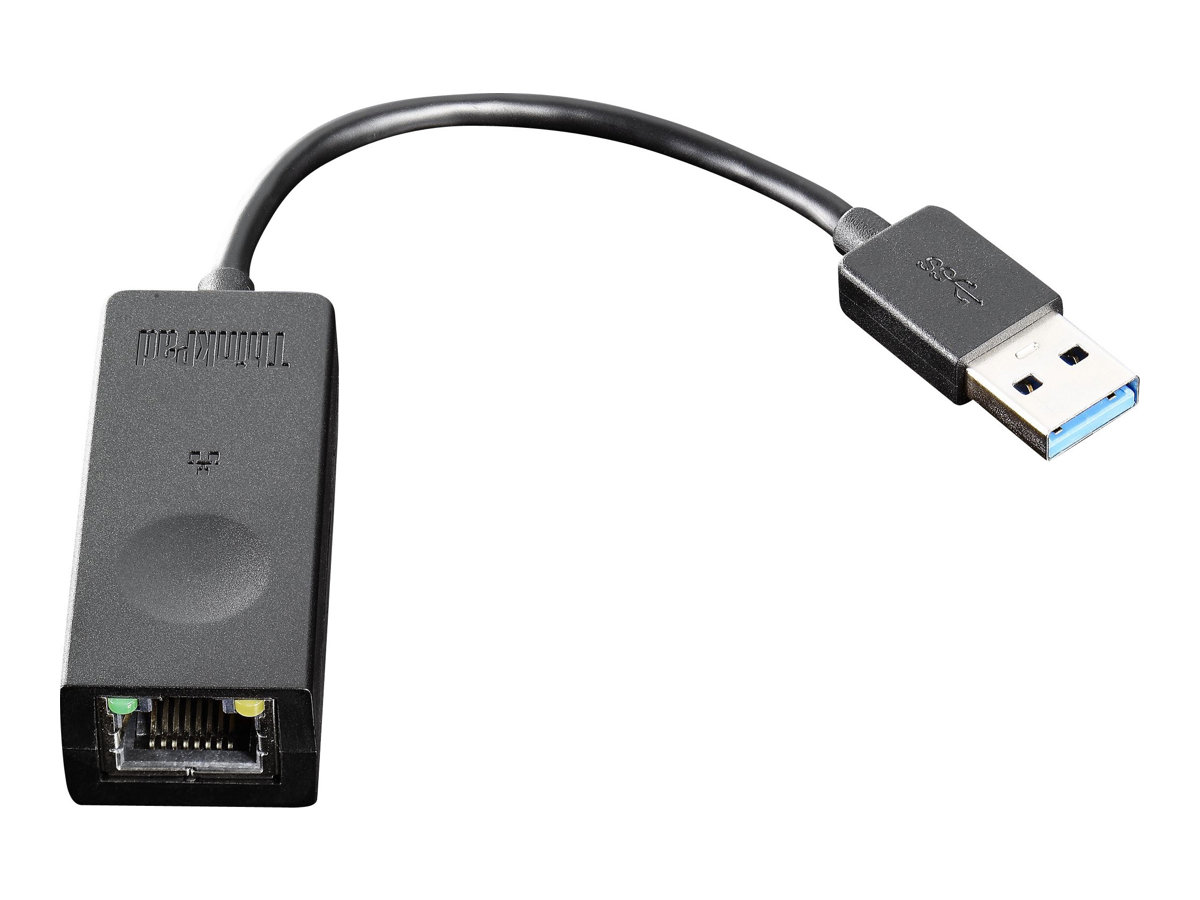 Lenovo ThinkPad USB 3.0 Ethernet adapter - Netværksadapter - USB 3.0 - Gigabit Ethernet - for ThinkSmart Hub 11H1