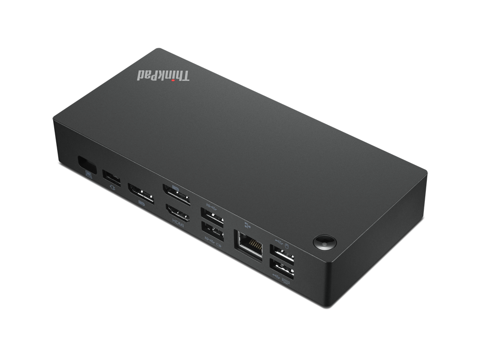 Lenovo ThinkPad Universal USB-C Dock - Dockingstation - USB-C - HDMI, 2 x DP - 1GbE - 90 Watt
