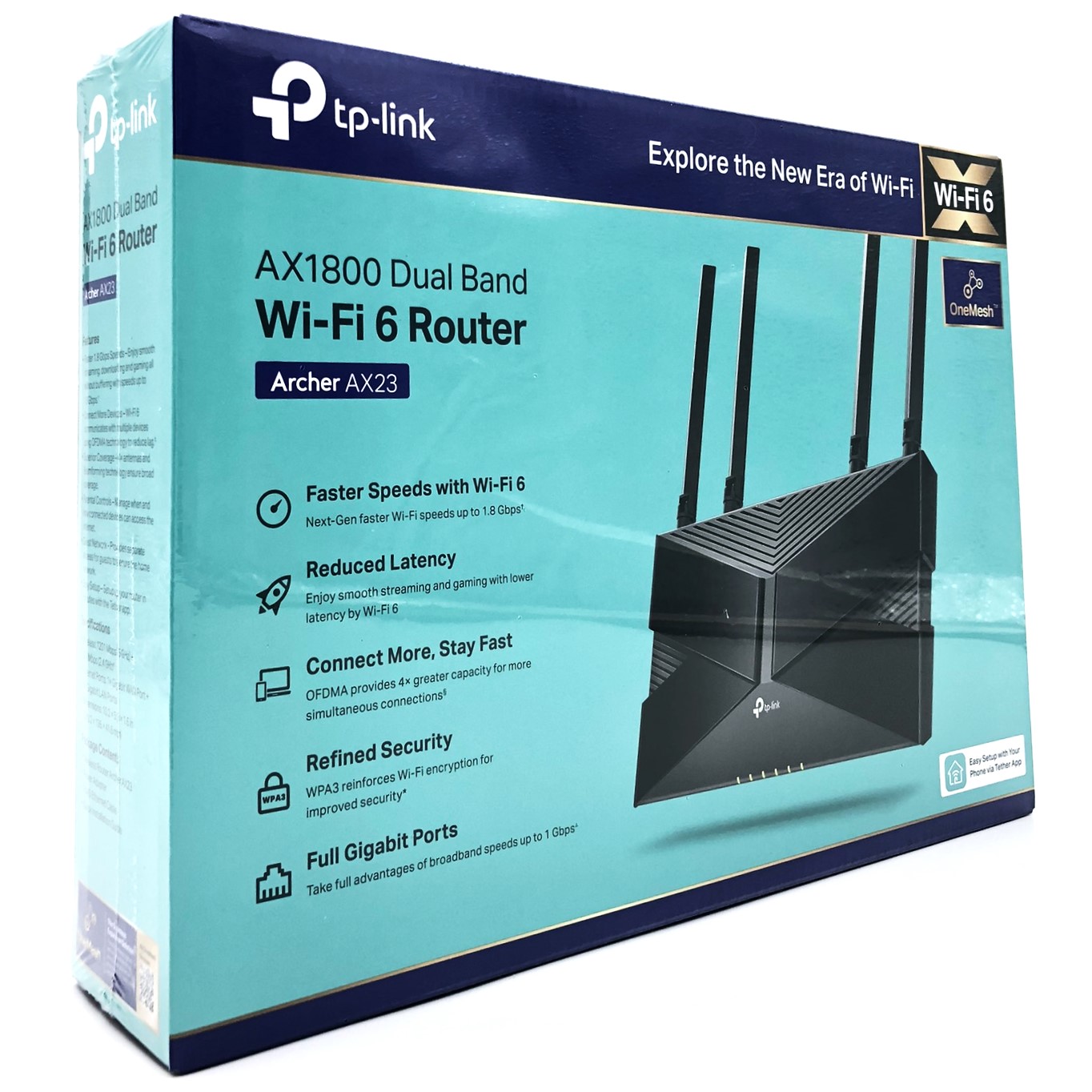 Tp-link Archer Ax23 Trådløs Router Gigabit Ethernet Dual-band (2,4 Ghz / 5 Ghz) Sort