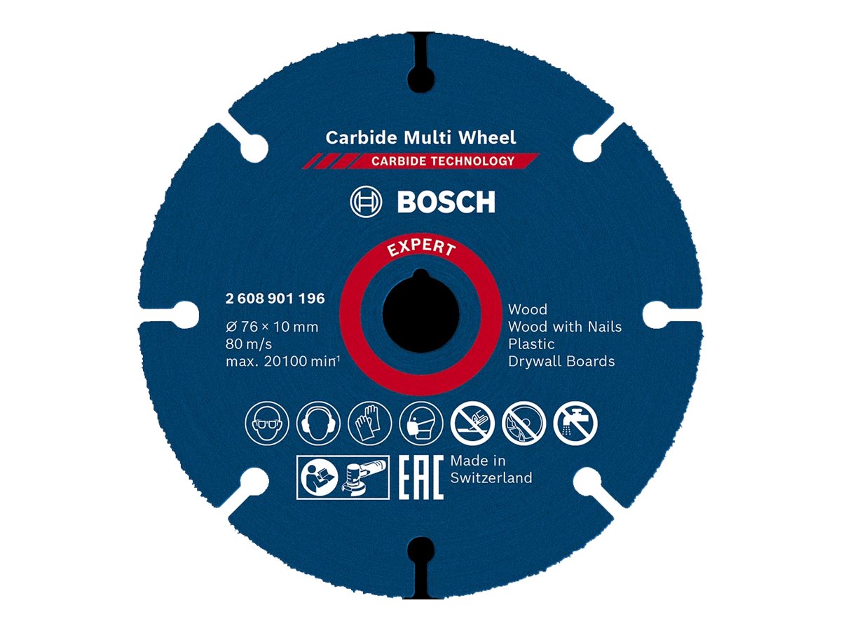 Bosch Skæreskive Multiwheel Hm 76x10mm Gws10,8 - 2608623011