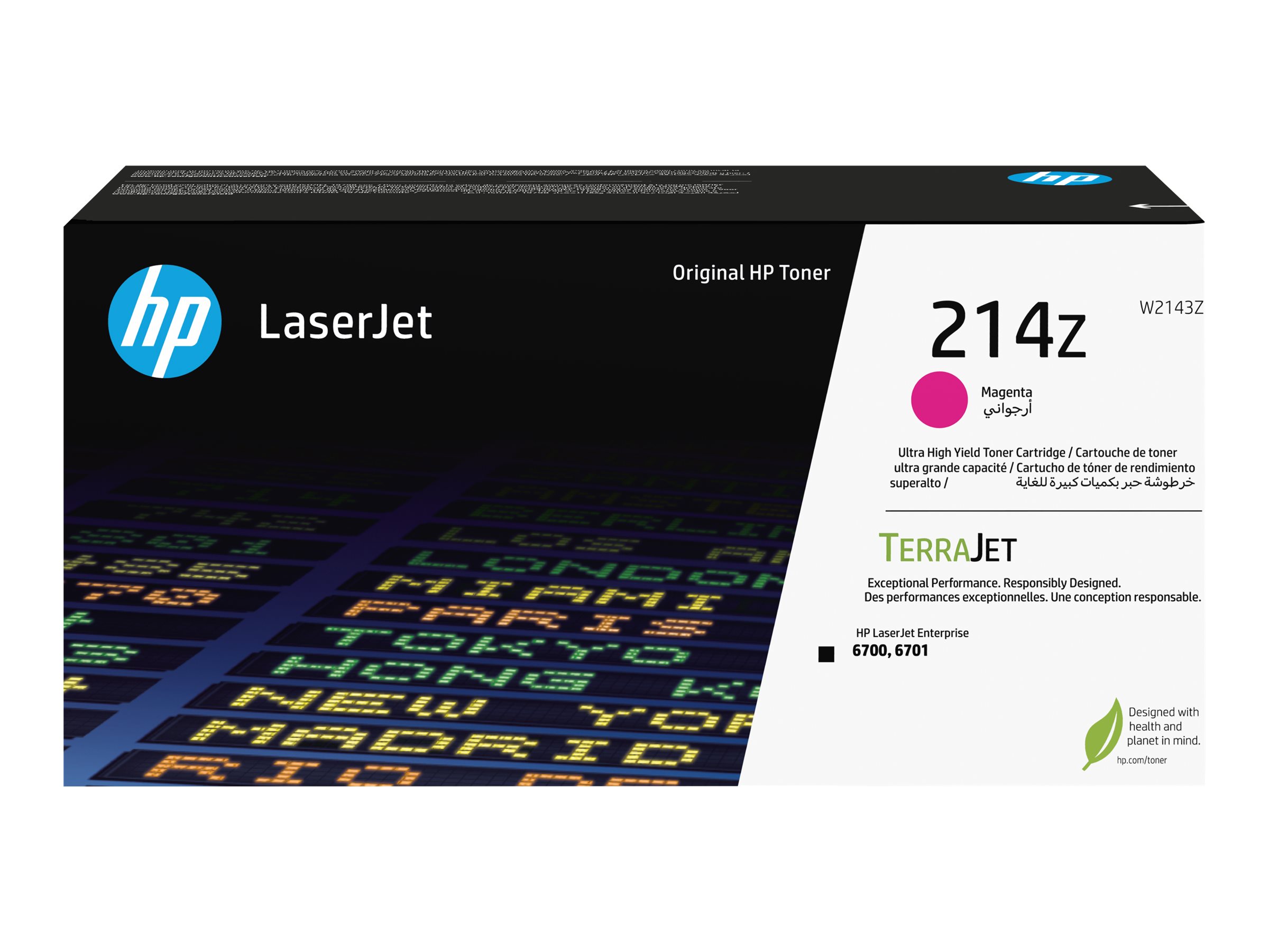 Hp Toner Gul 214z 26k - Color Laserjet 6700dn/6701dn