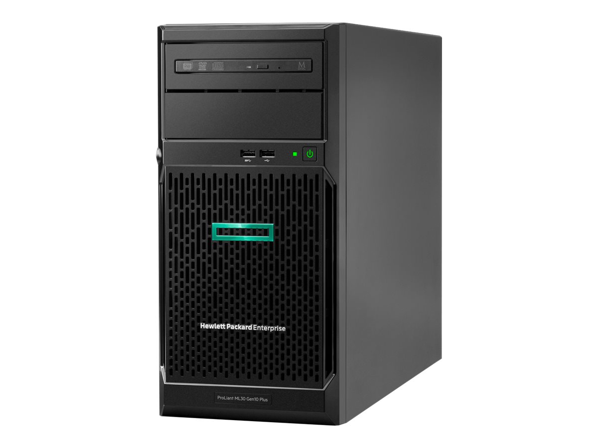 HPE ProLiant ML30 Gen10 Plus Performance - Server - tower 4U - envejs - 1 x Xeon E-2314 / op til 4.5 GHz - RAM 16 GB - SATA/SAS - hot-swap 2.5 bås(e) - ingen HDD - Gigabit Ethernet - skærm: ingen - remarketed