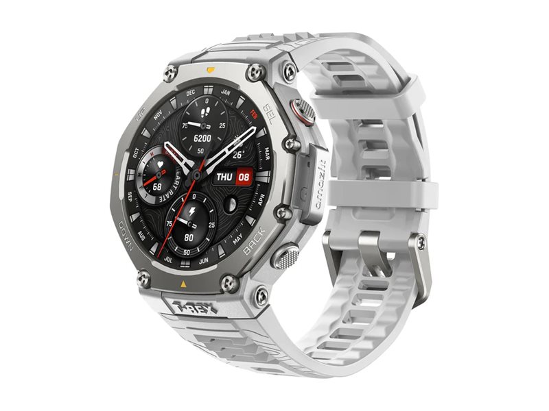 Amazfit T-Rex 3, 3,81 cm (1.5), AMOLED, Berøringsskærm, 32 GB, GPS (satellit), 68,3 g