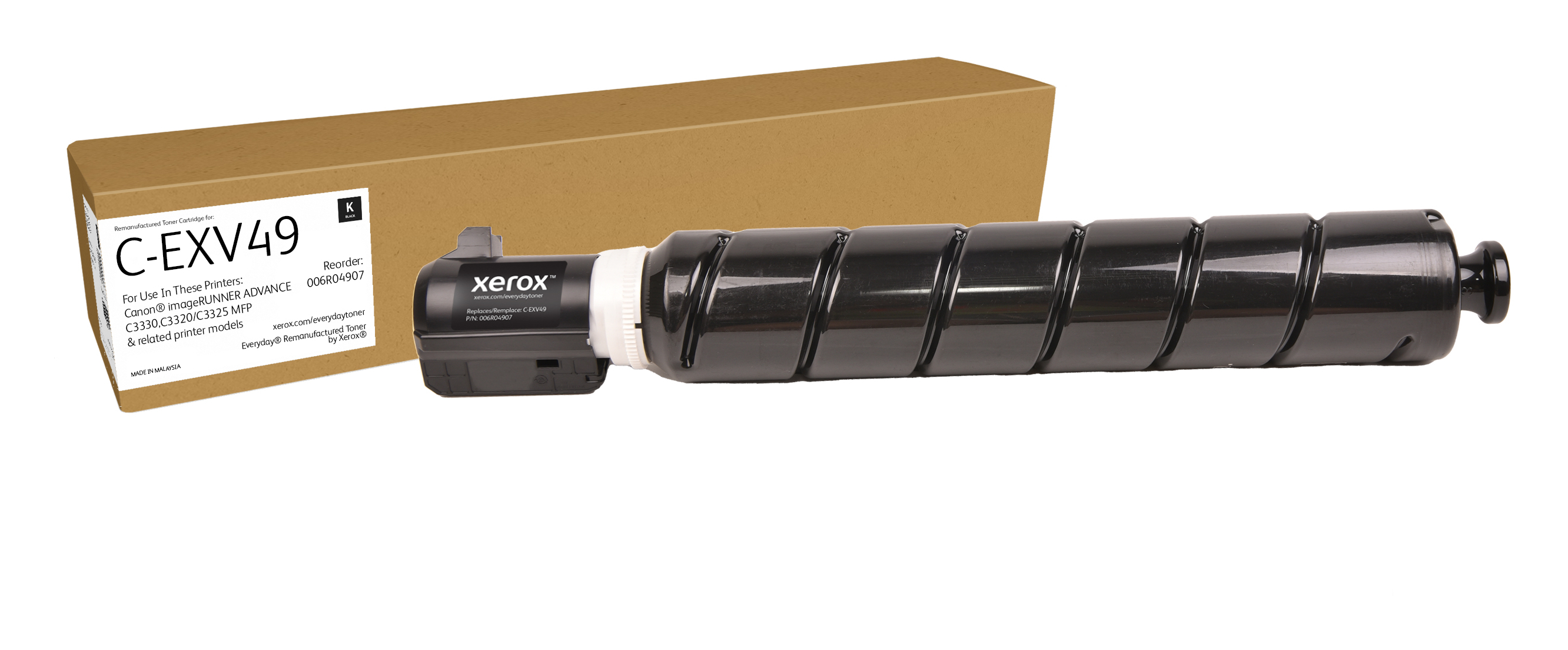 Xerox Everyday - black - compatible - remanufactured - toner cartridge (alternative for: Canon 8524B002 Canon C-EXV49) - Green World Alliance return programme