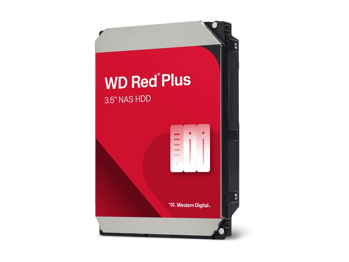 WD Red Plus - 4TB - Harddisk - WD40EFZZ - SATA-600 - 3.5"
