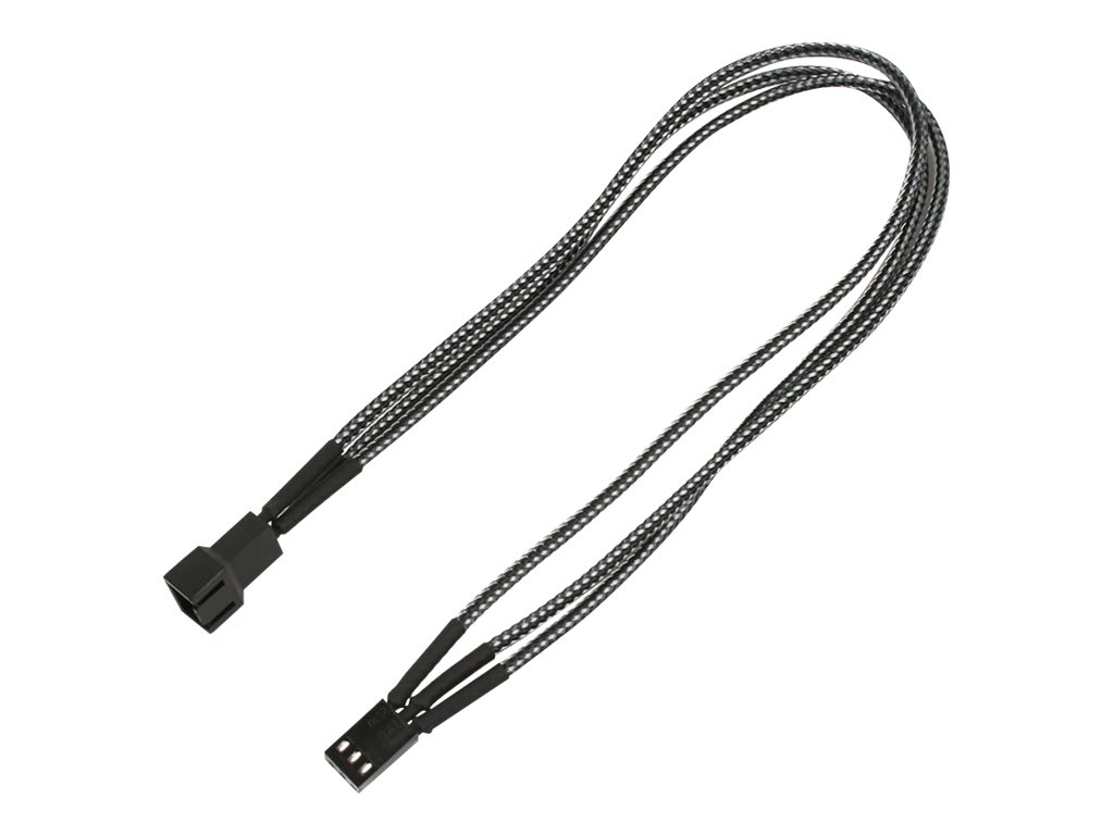 Nanoxia - fan power extension cable - 3 PIN internal power to 3 PIN internal power - 30 cm