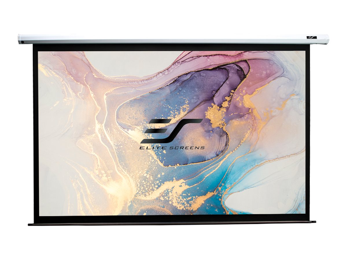Elite Spectrum Series Electric100V - Projektionsskærm - loftsmonterbar, vægmonterbar - motoriseret - 100 (254 cm) - 4:3 - Matte White - hvid