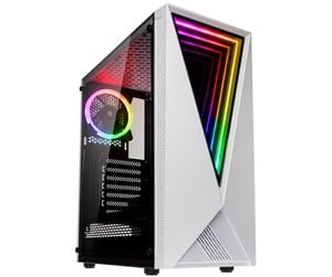 Kolink Void RGB Midi Tower - White, Window Kabinet - GEEKD.dk