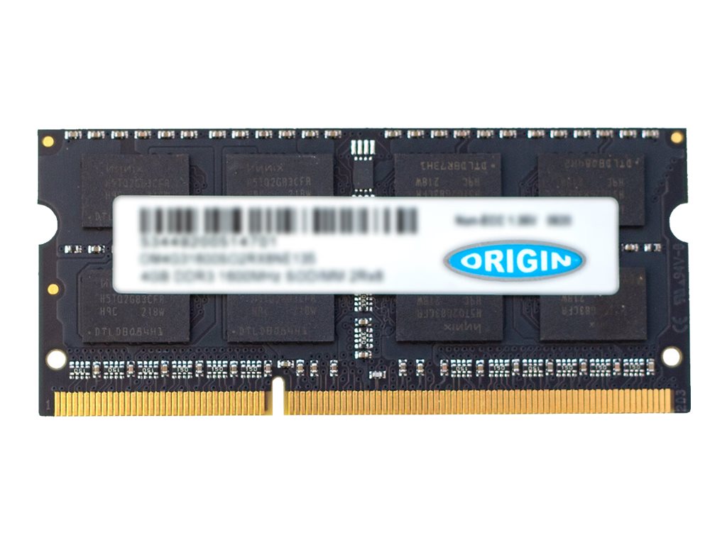 Origin Storage DDR3L 8GB 1600MHz Ikke-ECC SO-DIMM 204-PIN