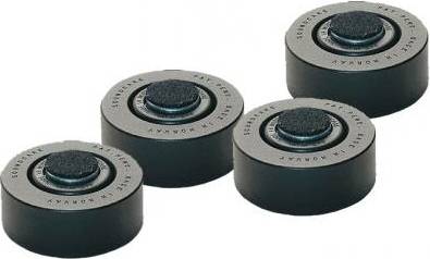 Soundcare Superspike 6 Fødder Til Højtalere 4 Stk Sort/Krom