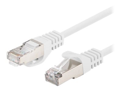 Lanberg CAT 6 Foldet uskærmet snoet par (F/UTP) 1.5m Patchkabel Hvid RAL 9010