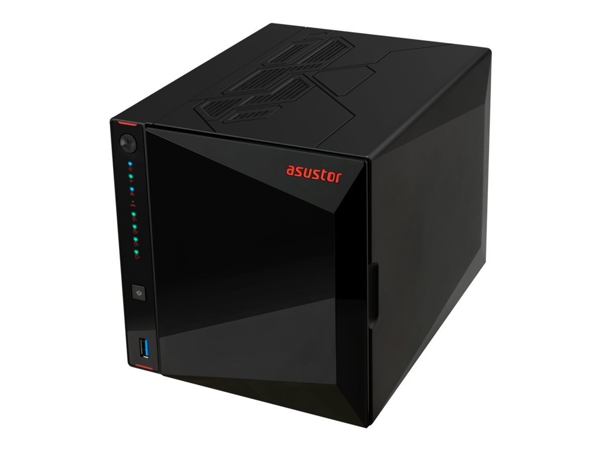 ASUSTOR Nimbustor 4 Gen 2 AS5404T - NAS-server - SATA 6Gb/s - RAID 0, 1, 5, 6, 10, JBOD - RAM 4 GB - 2.5 Gigabit Ethernet - iSCSI support