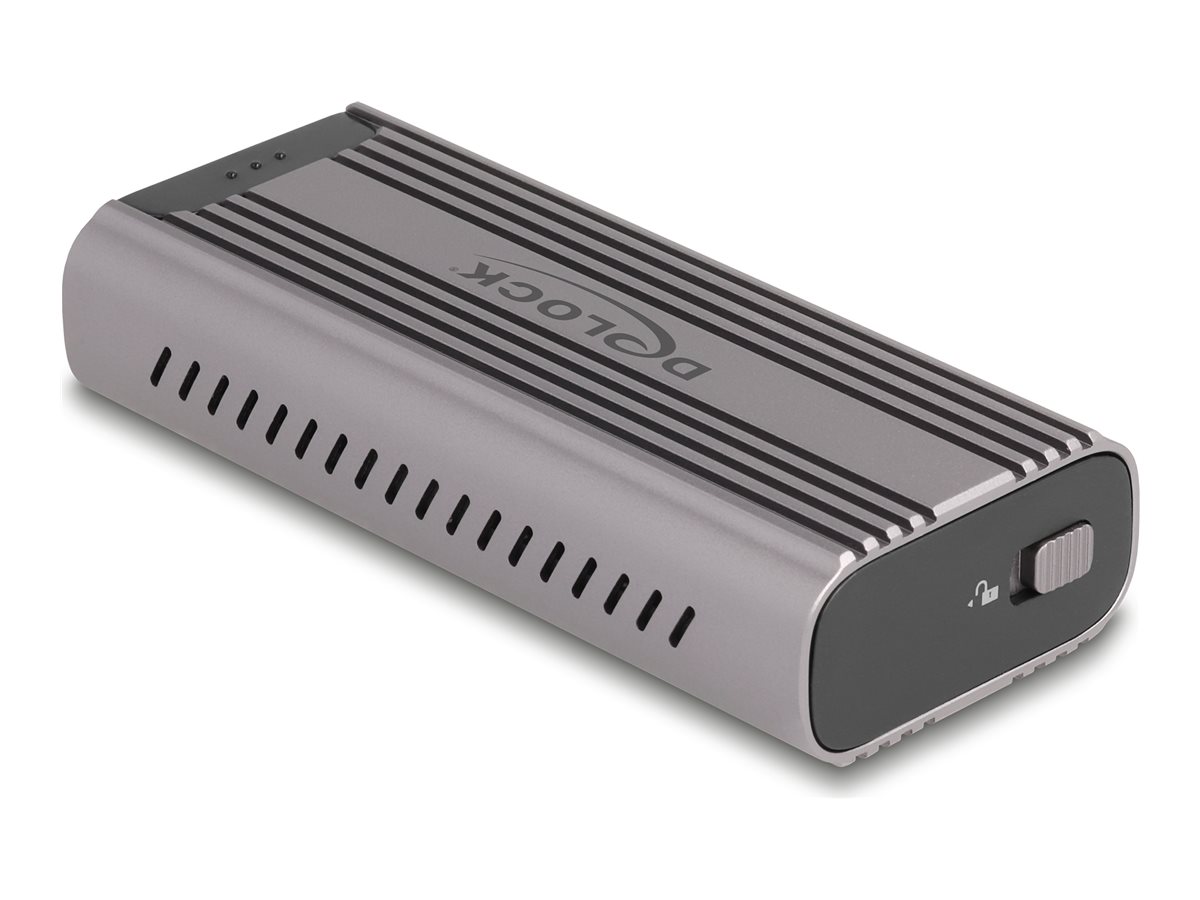 DeLOCK Ekstern Lagringspakning USB-C M.2 NVMe Card / PCIe (NVMe)