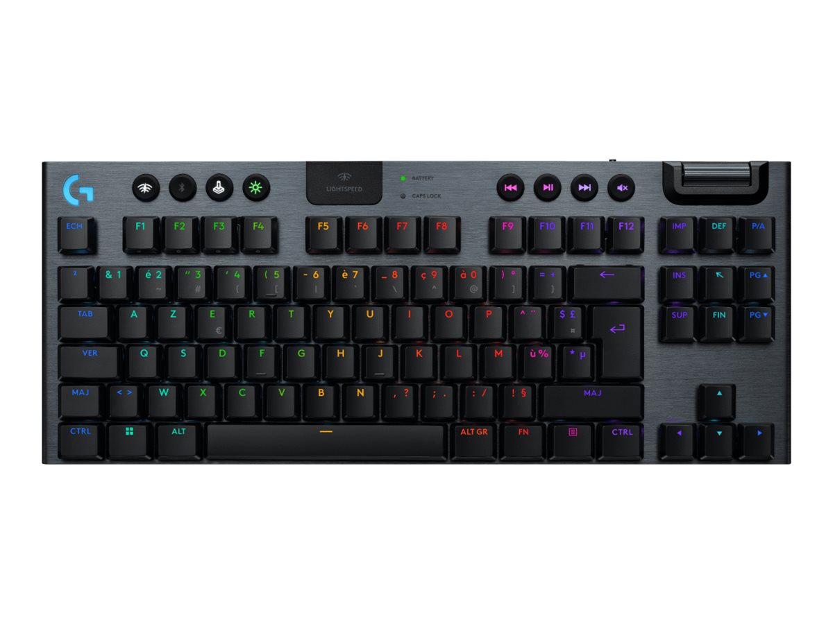 Logitech G915 X LIGHTSPEED - TKL - 80 % (TKL) - Gaming Tastatur - Fransk - Sort