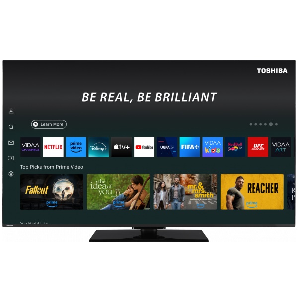 Smart TV Toshiba 65" QLED 4K Ultra HD (65QV3F63DG)