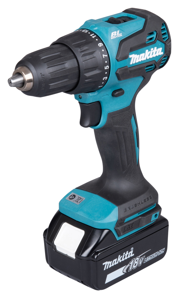 Makita DHP490SF1J 18V slagboremaskine/skruemaskine - 50/27 Nm, 1×3,0 Ah, kulfri